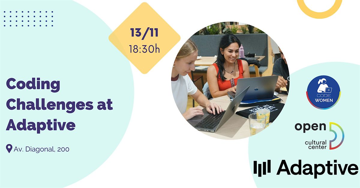 CodeWomen+ Event: Improve your JavaScript and Python Skills at Adaptive!