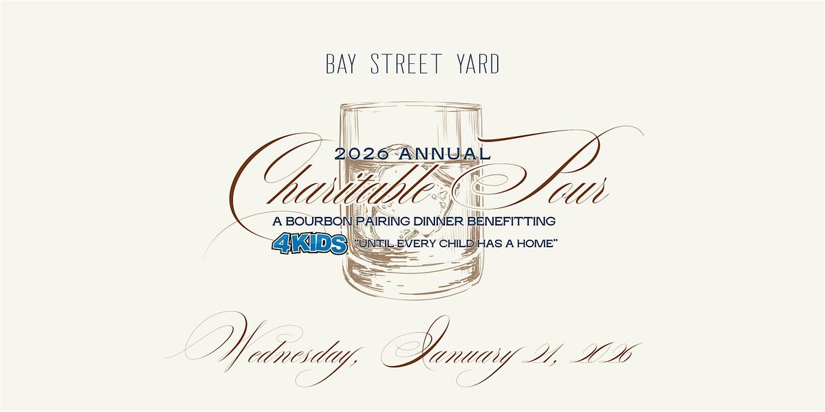 2026 Annual "Charitable Pour" - A Bourbon Pairing Dinner Benefitting 4KIDS