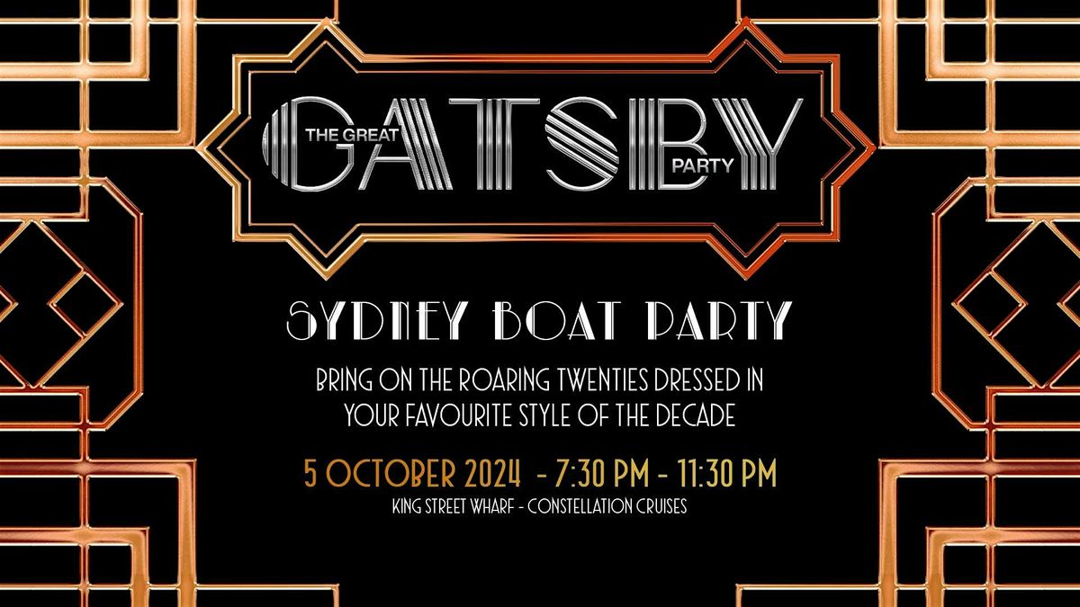 THE GREAT GATSBY PARTY | A Night of Glamour on Sydney Harbour