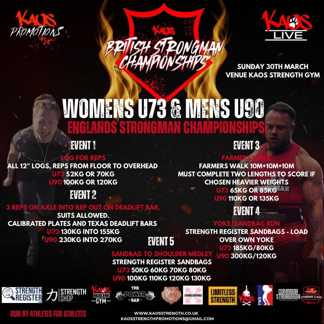 Kaos English Championships U73\/U90