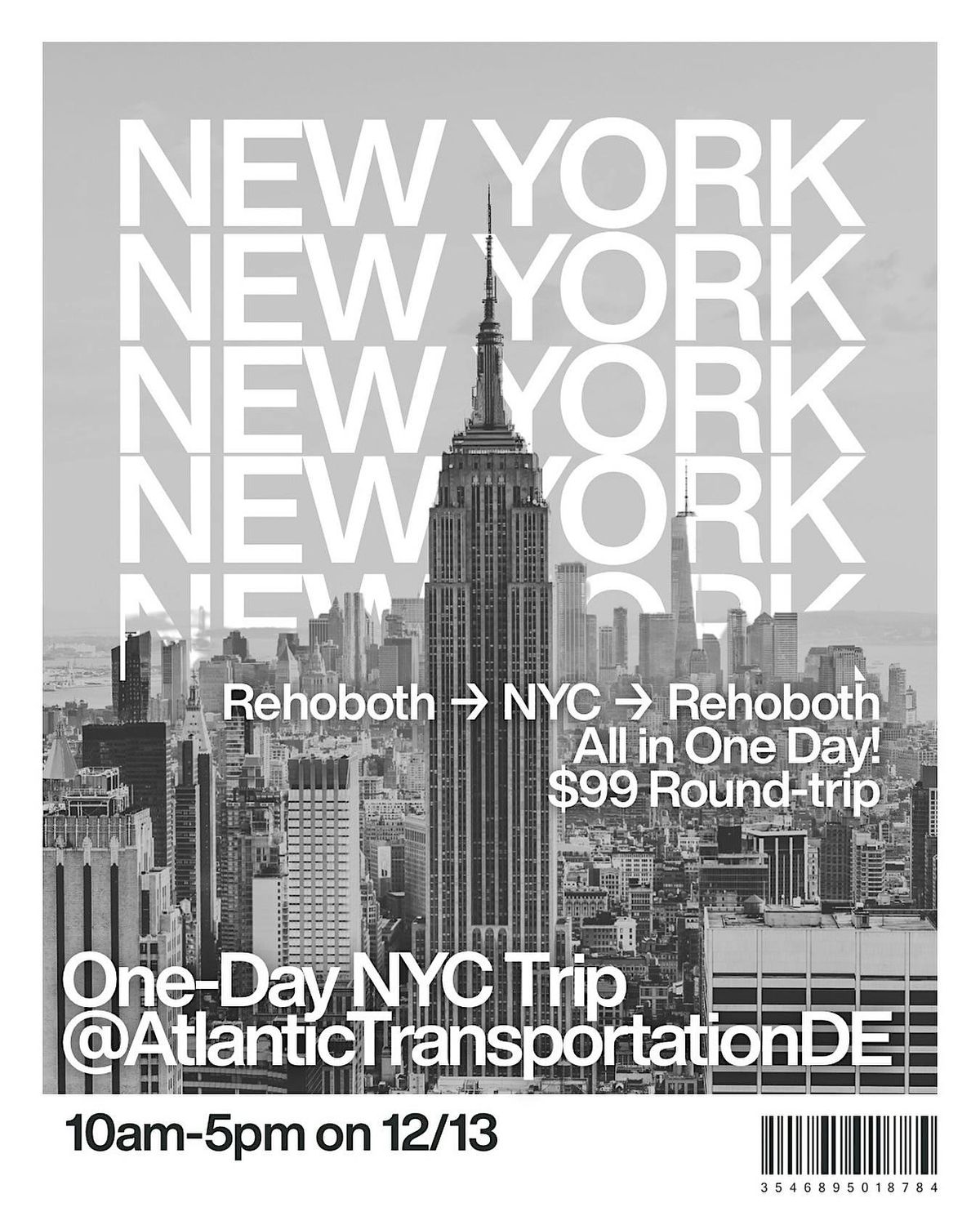 One-Day NYC Trip with Atlantic Transportation Services