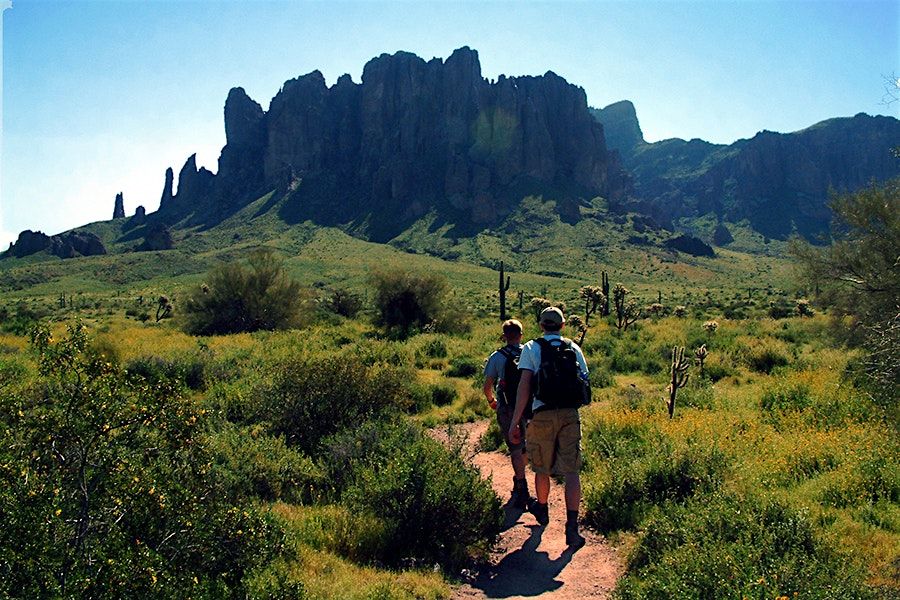 Hiking in the Superstitions