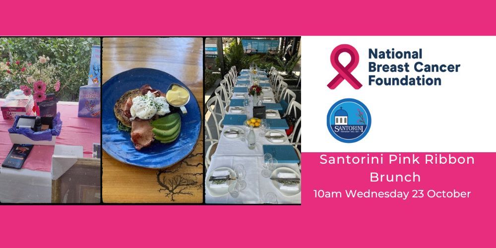 Santorini Pink Ribbon Brunch