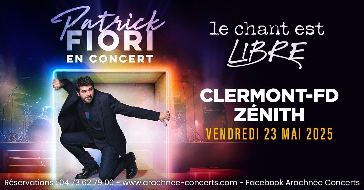 PATRICK FIORI au Zenith d'Auvergne