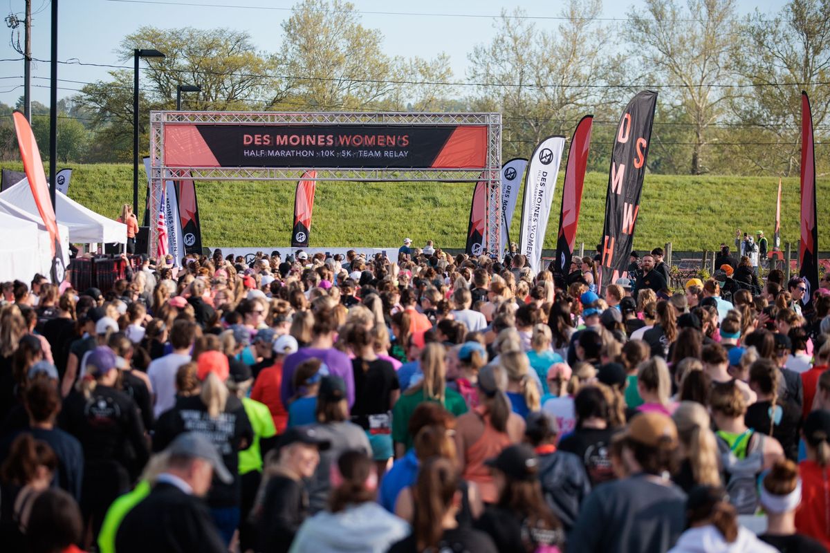 2025 Des Moines Women's Half Marathon \u2022 10K \u2022 5K \u2022 Team Relay