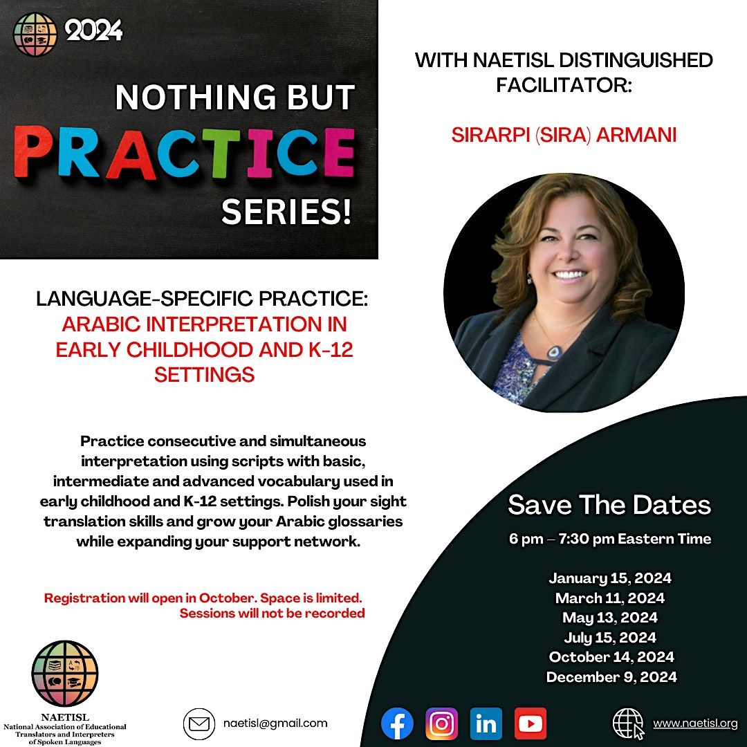 NAETISL Nothing But Practice Series - Arabic Interpretation in Education