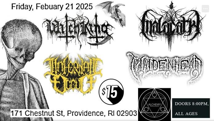 A Night of Black & Death Metal at Alchemy!! : Total Rager in The Dead of Winter!