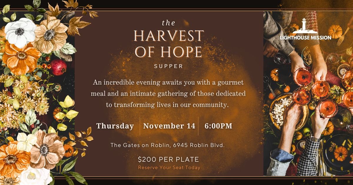 The Harvest of Hope Supper