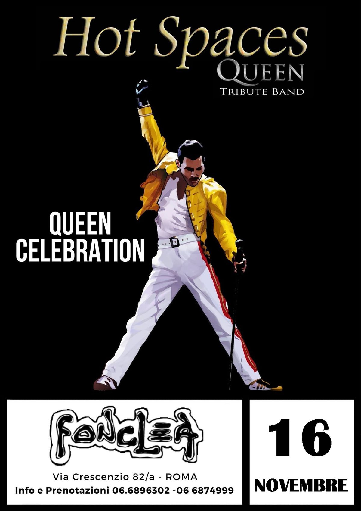 HOT SPACES - QUEEN CELEBRATION LIVE FONCLEA 16\/11\/2024