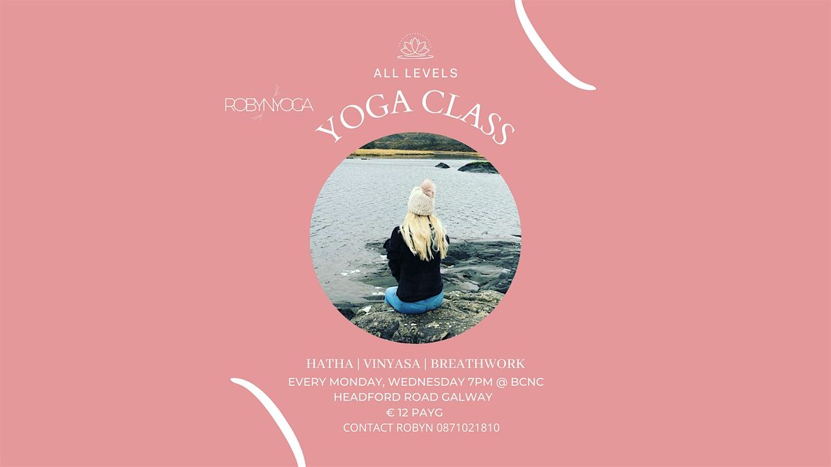 Yoga for All Every Wednesday 7pm-8pm