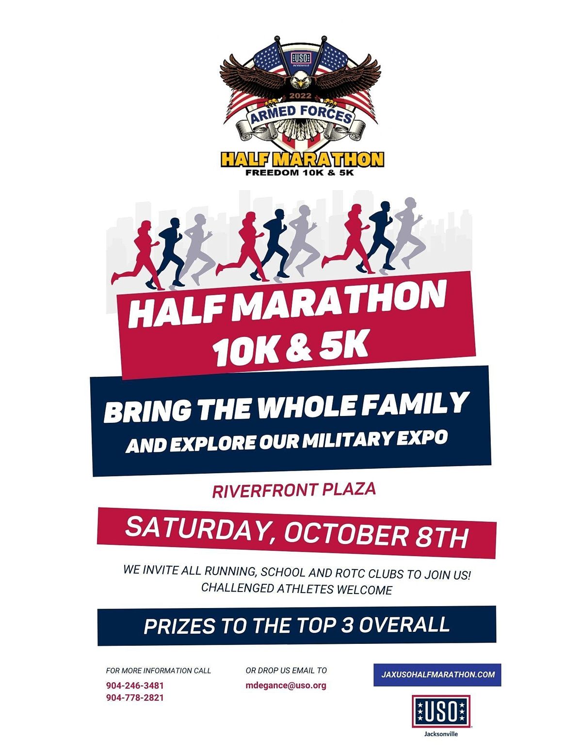 19th Annual Armed Forces Half Marathon and Freedom 10K & 5K