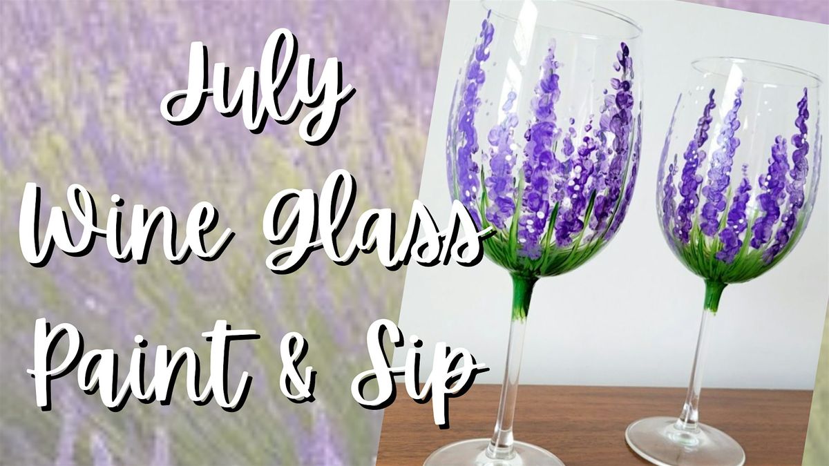 July Wine Glass Paint and Sip at Hardwick Winery