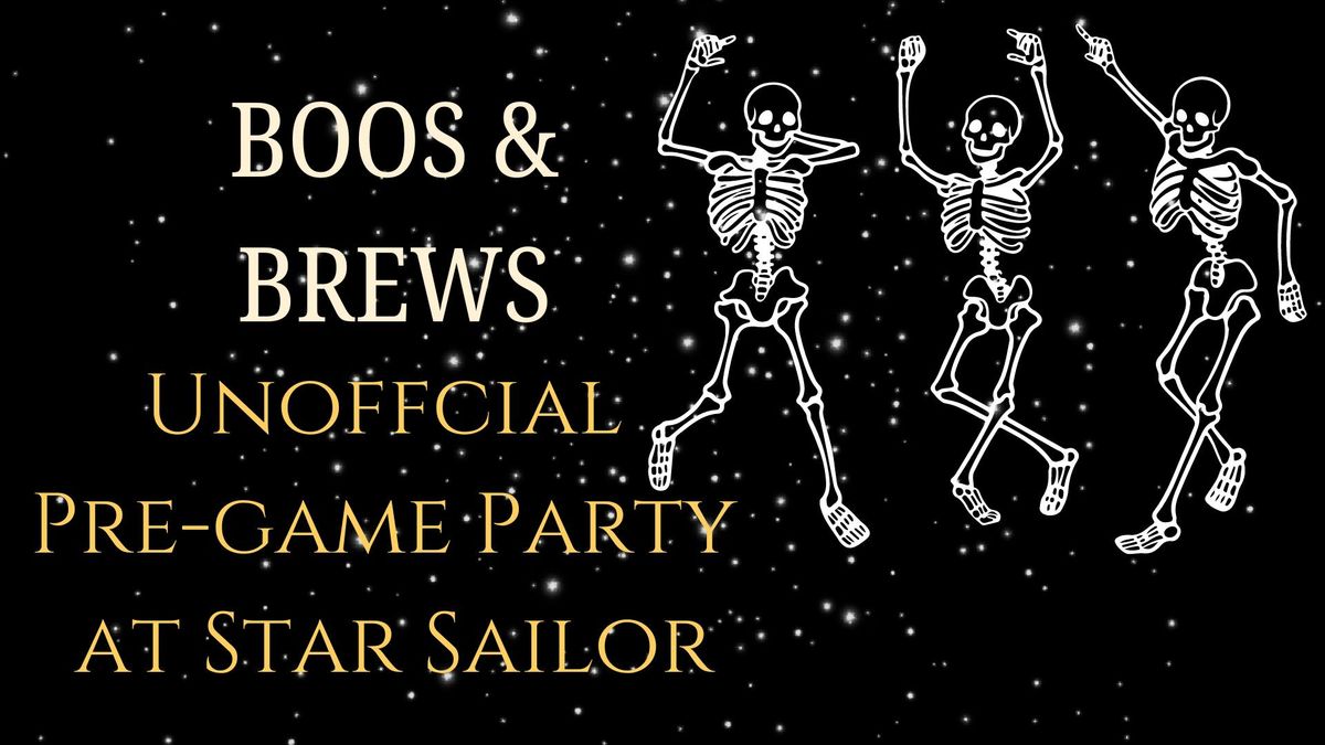 Boos & Brews Unofficial Pre-game Party at Star Sailor