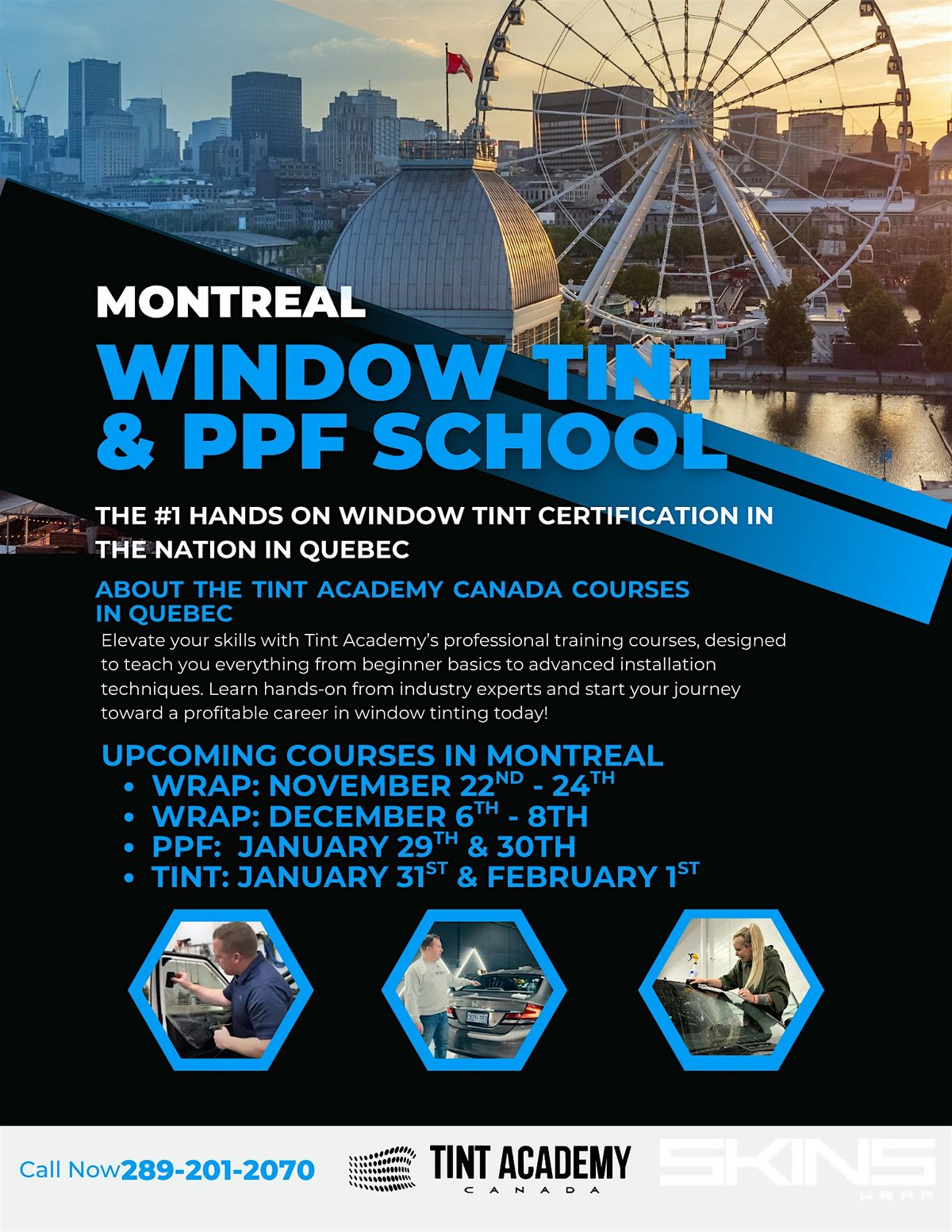 Window Tint Certification Course \u2013 Montreal | The Tint Academy Canada