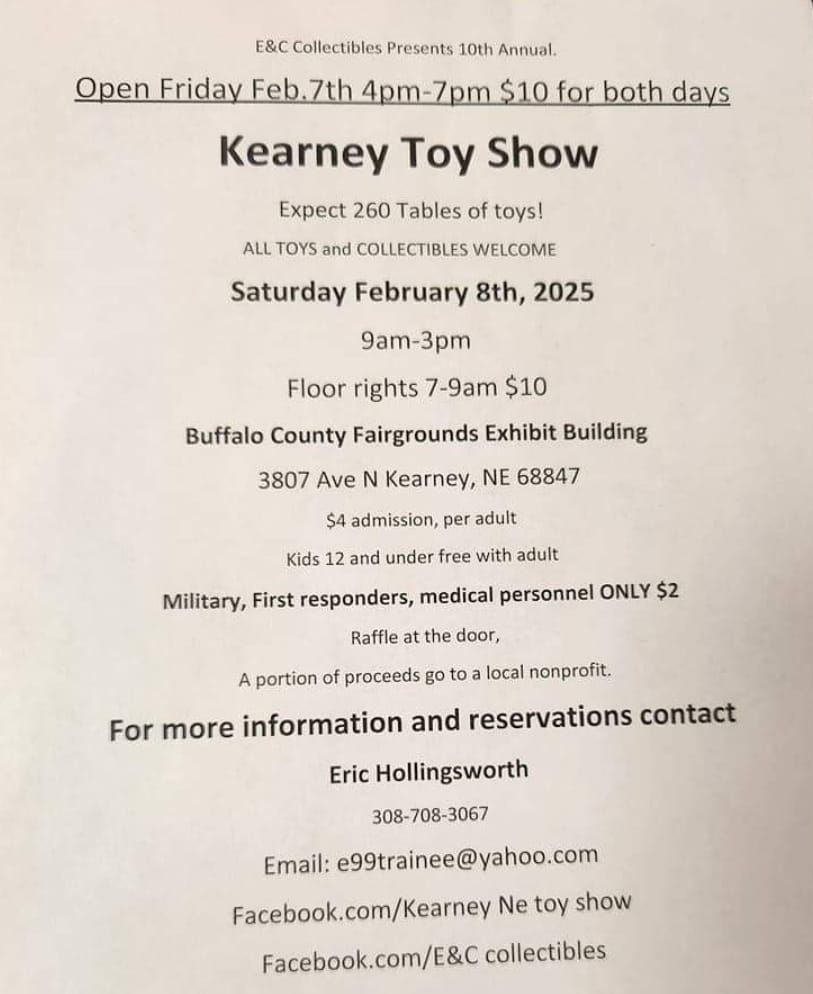 Kearney toy show 