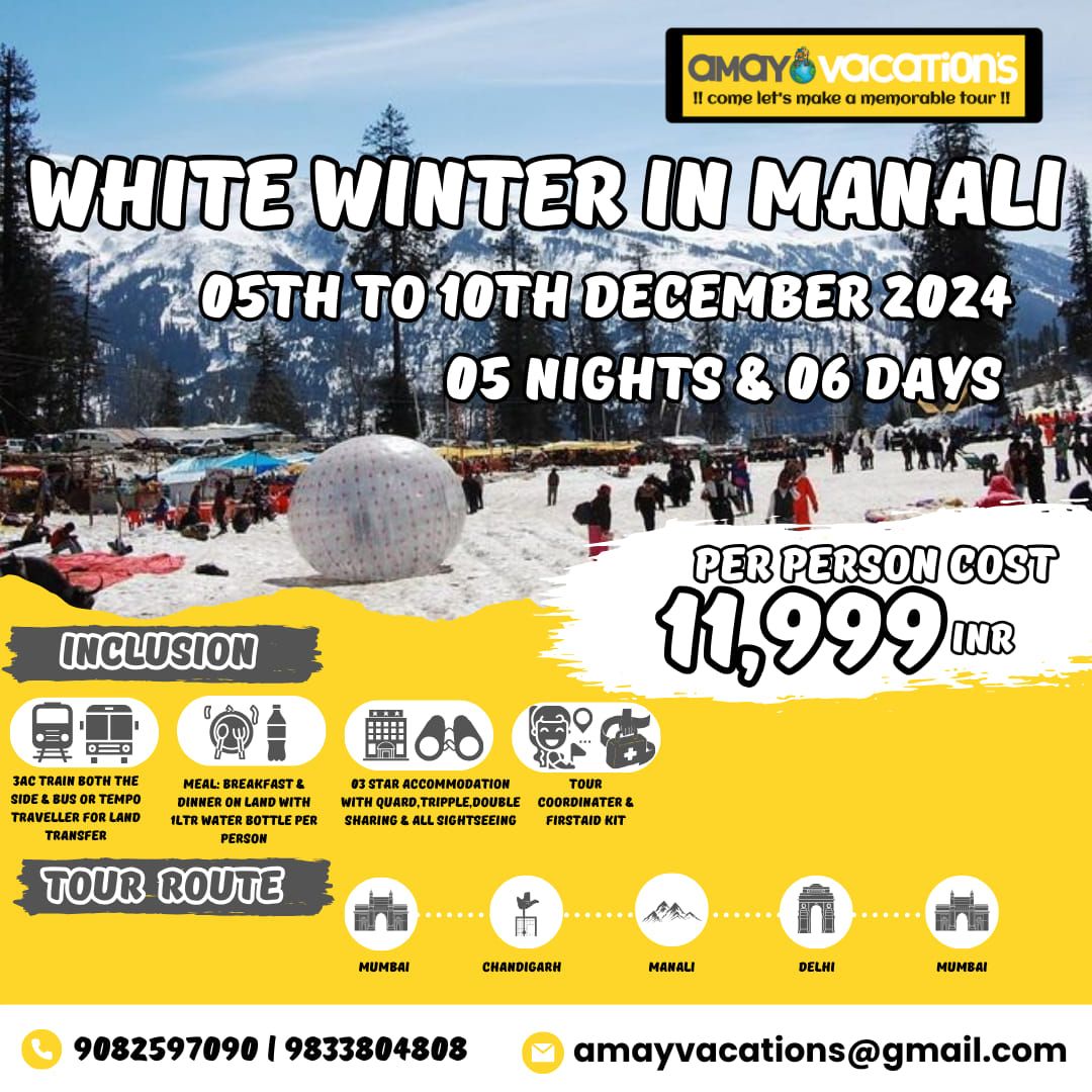 WHITE WINTER IN MANALI