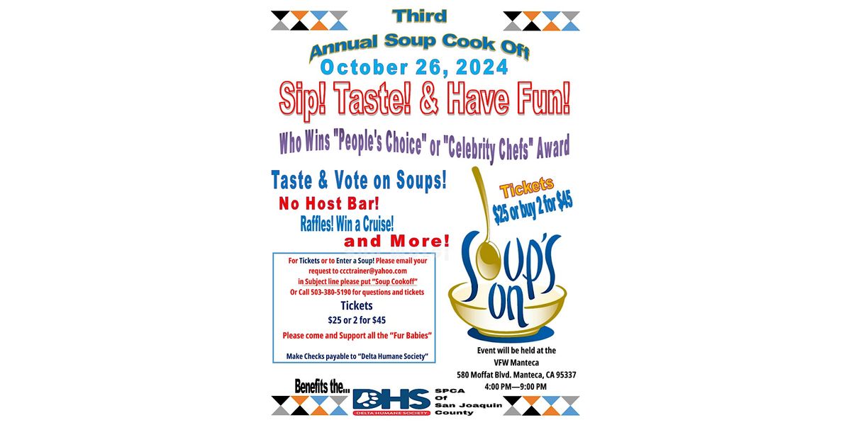 3rd Annual Soup Cook Off