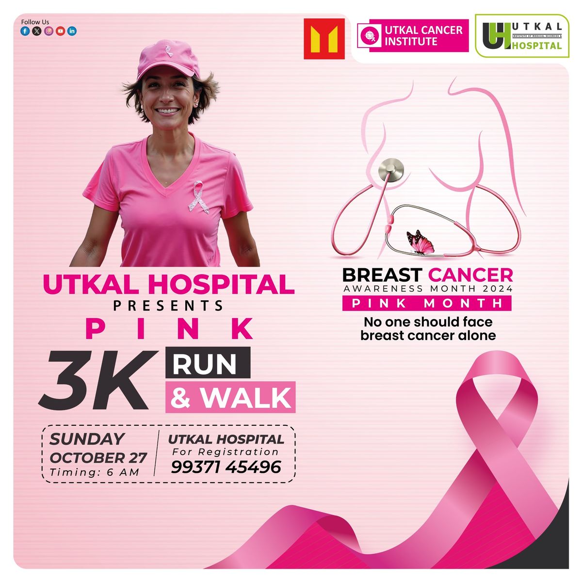 Pink Run & Walk - 3KM - An exclusive event for Girls and Women