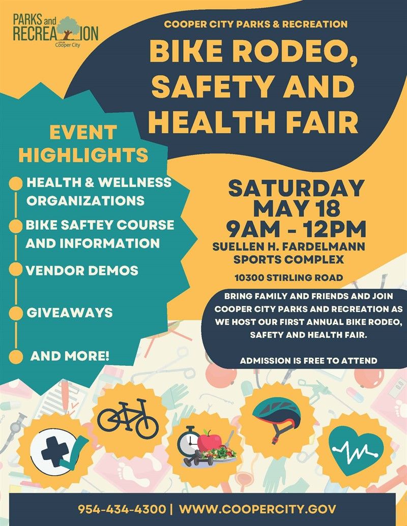 Bike Rodeo, Safety & Health Fair 