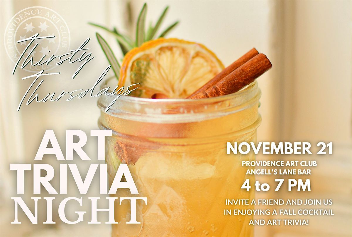 November Thirsty Thursday with Trivia Night!