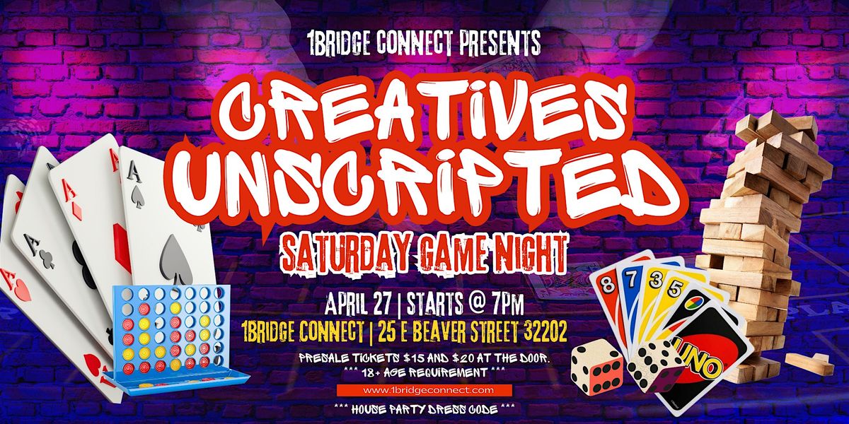 Creatives Unscripted- House Party Game Night