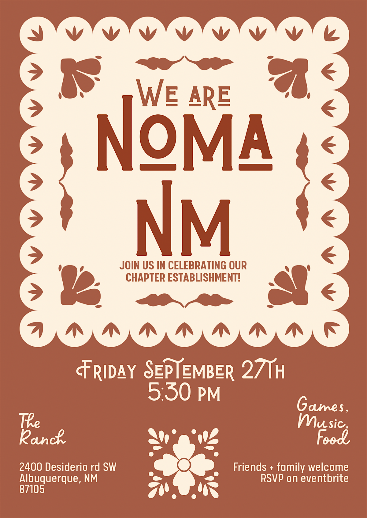 NOMA NM Chapter Establishment Celebration