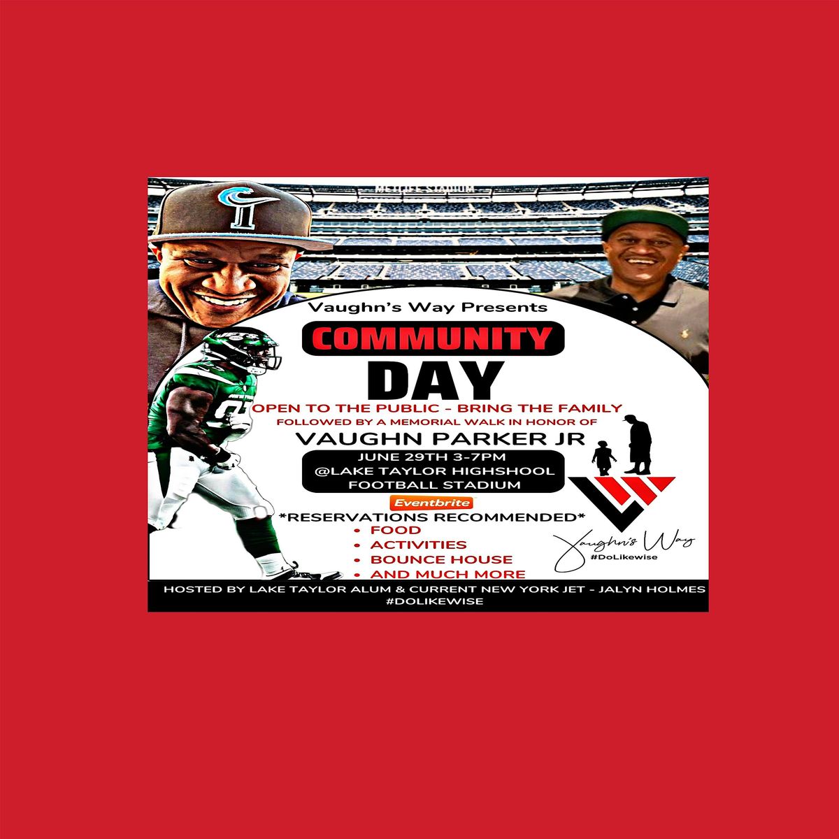 Vaughn's Way Community day and Memorial Walk hosted by Jalyn Holmes