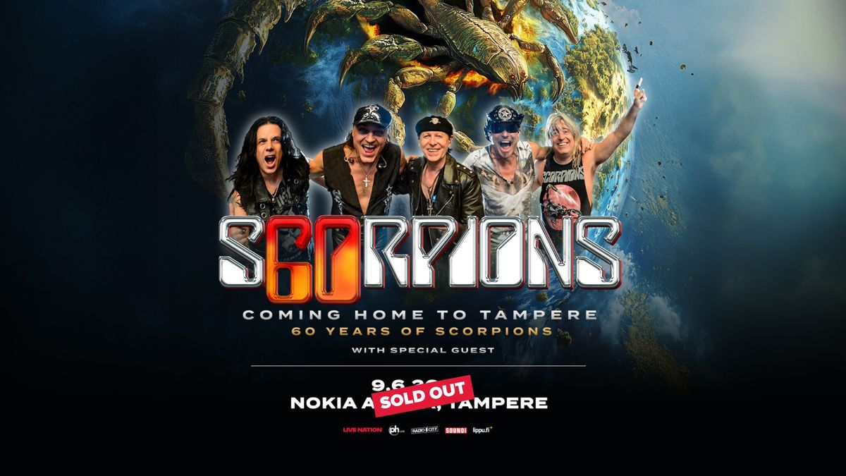 SOLD OUT: Scorpions (DE): 60 Years of Scorpions, Nokia Arena, Tampere 9.6.2025