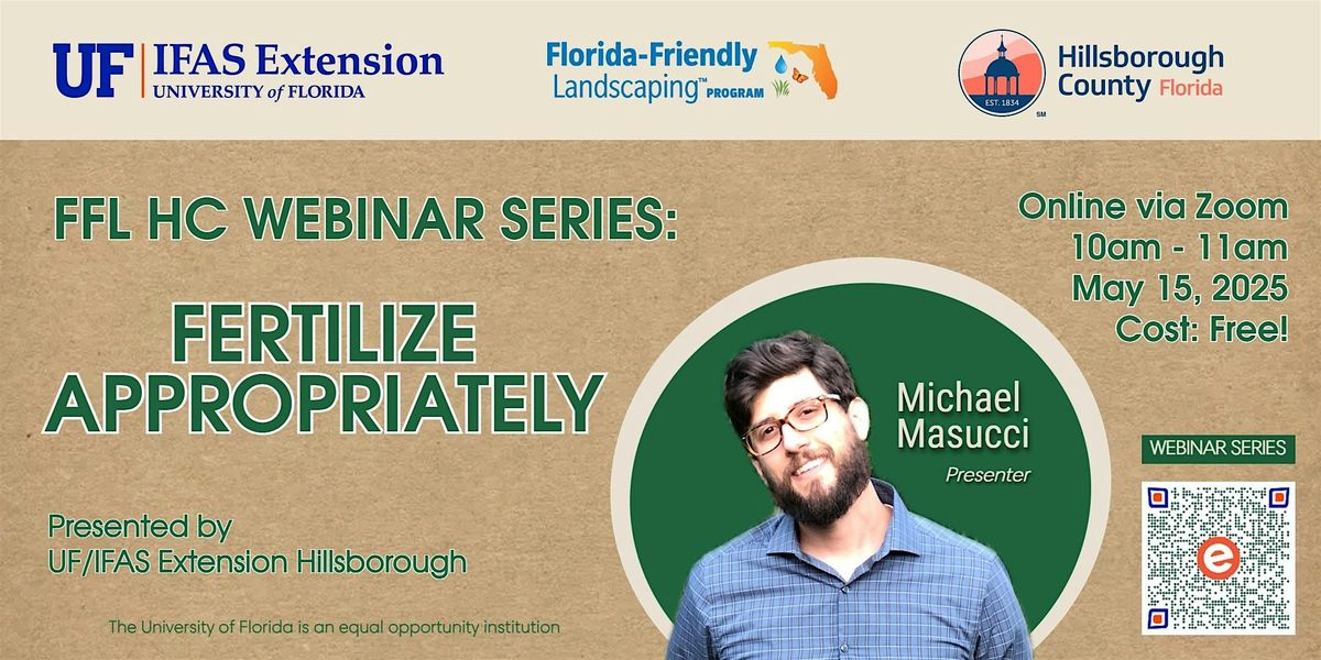 FFL HC Webinar Series: Fertilize Appropriately