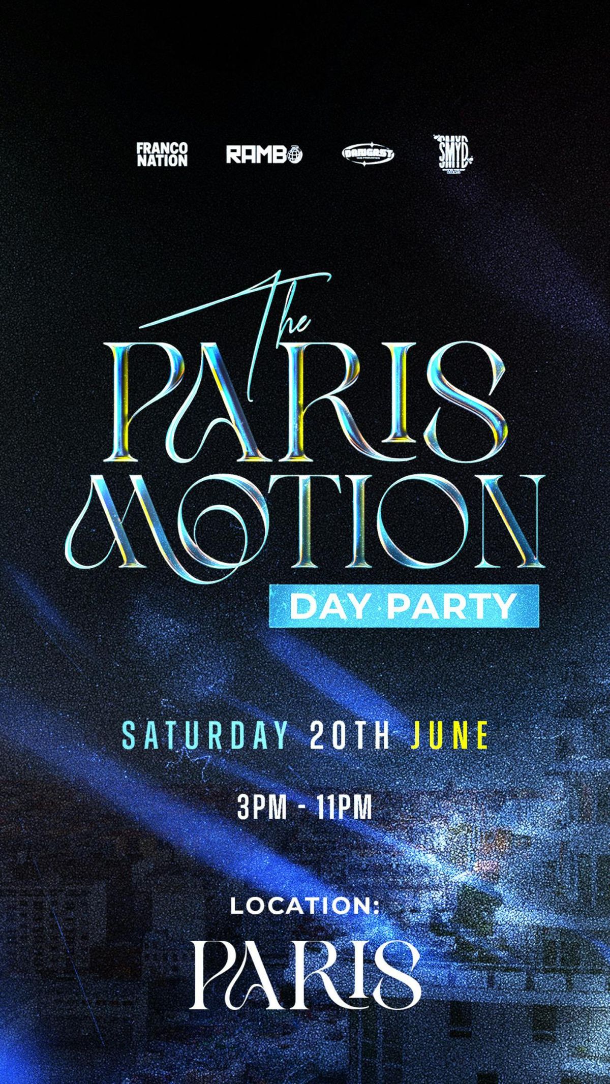 \ud83c\uddec\ud83c\udde7 LONDON TO PARIS DAY PARTY 2026 \ud83c\uddeb\ud83c\uddf7 FRANCO x SMYD x FETE D'LA MUSIC