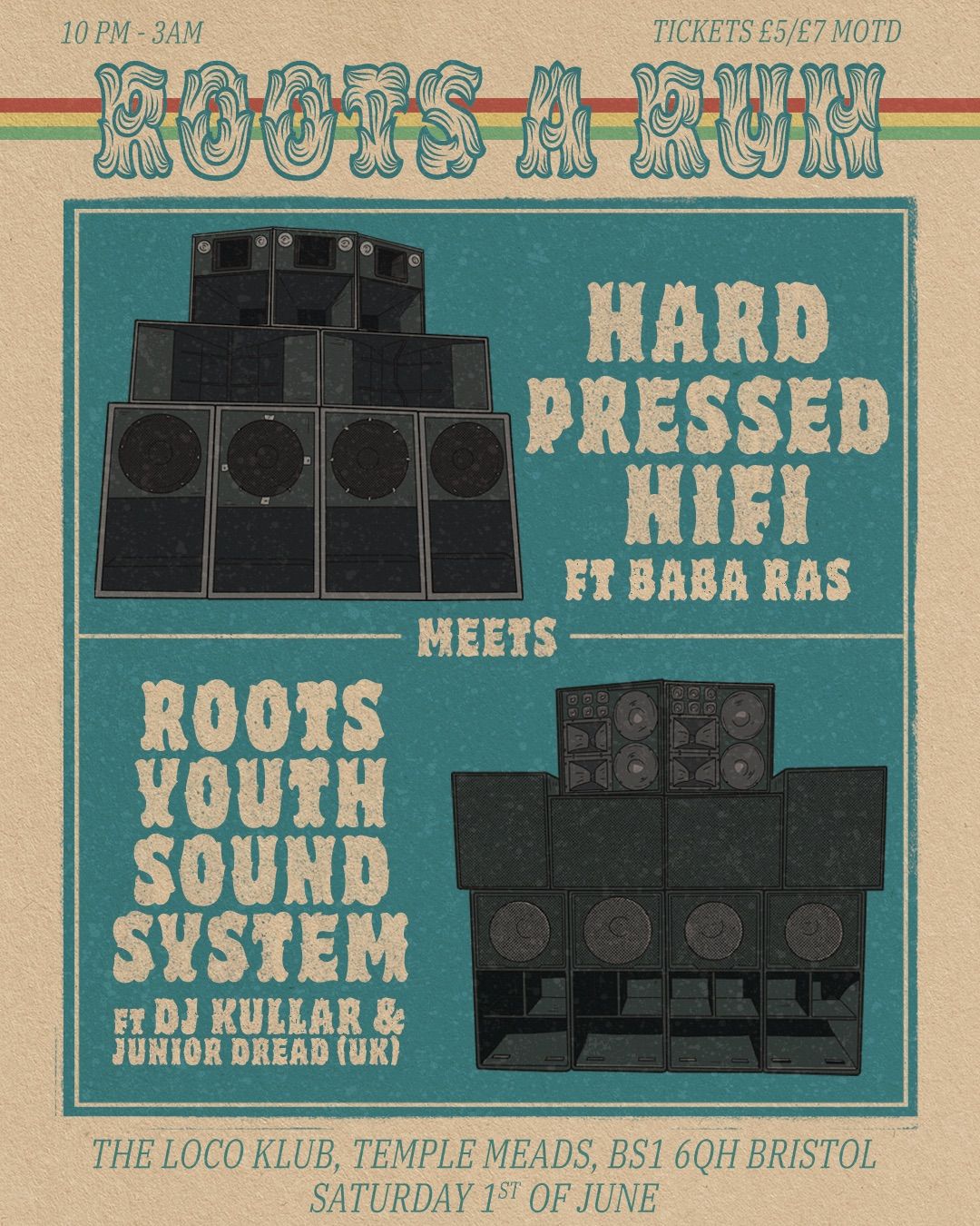 Roots A Run! Hard Pressed HiFi meets Roots Youth Sound System 