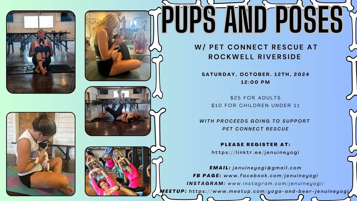 Pups and Poses w\/ Pet Connect Rescue @ Rockwell Brewery (Riverside)