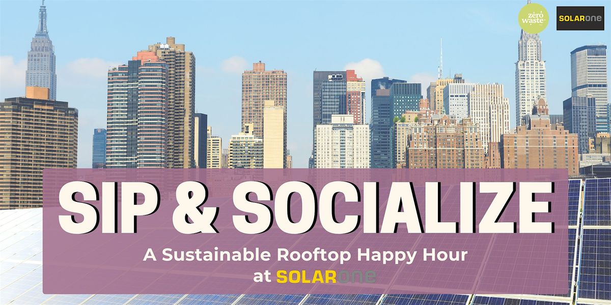 Sip & Socialize: A Sustainable Rooftop Happy Hour
