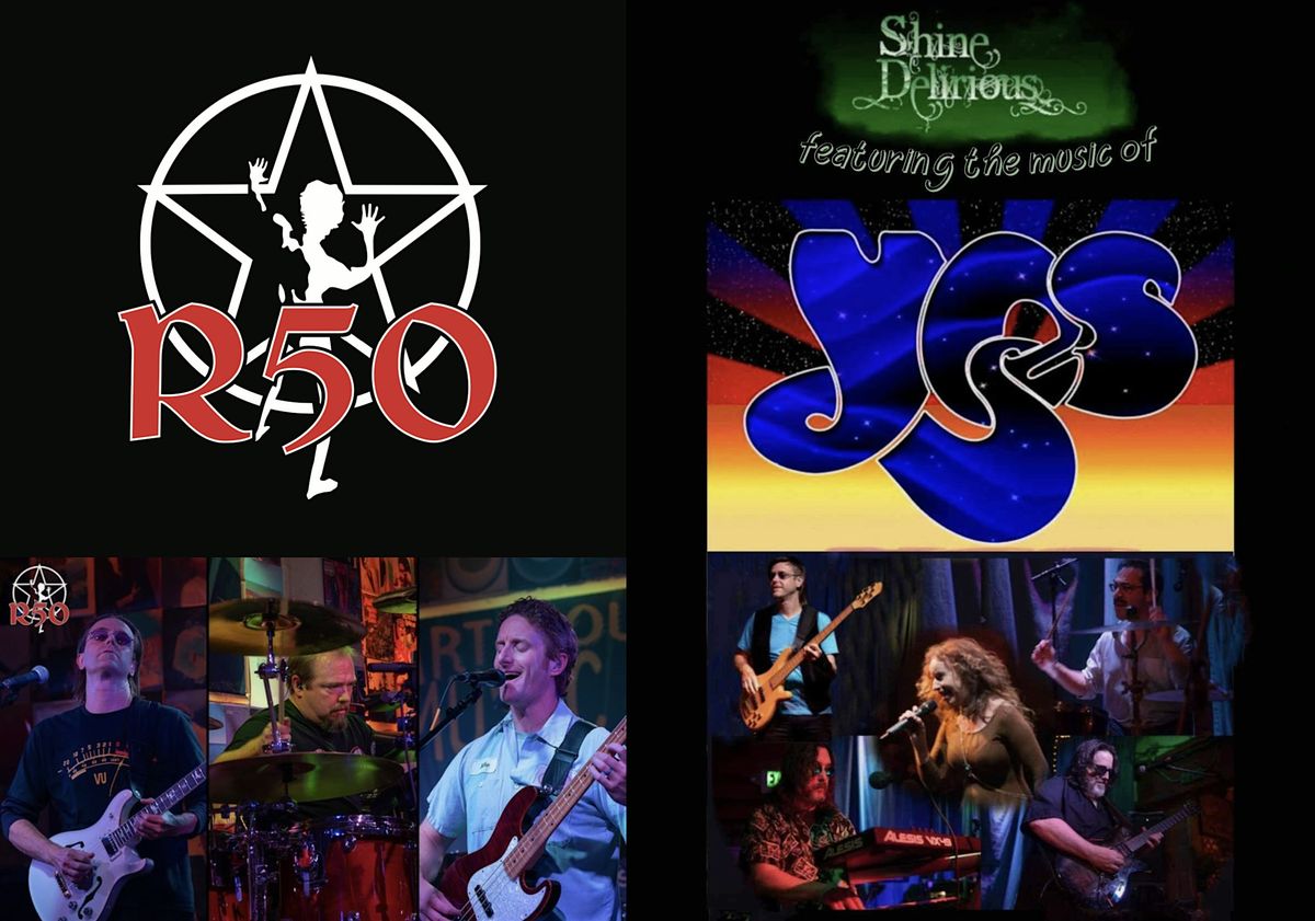 ProgFest: Classic Rush and Epic Yes music with R50 and Shine Delirious