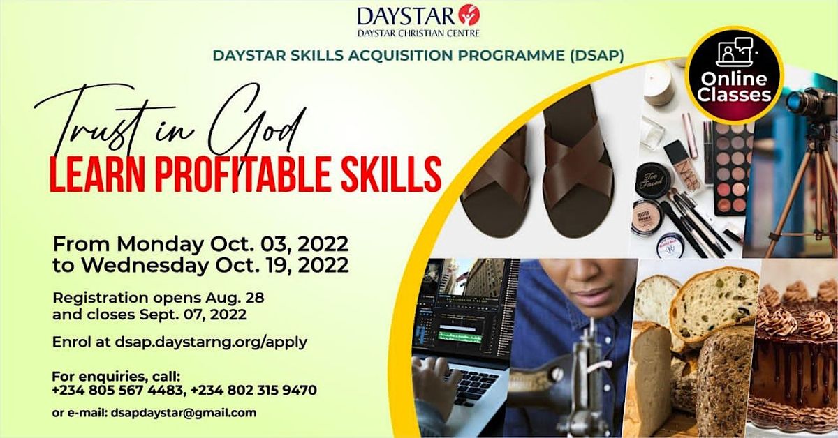 Daystar Skills Acquisition Program DSAP ONLINE EDITION