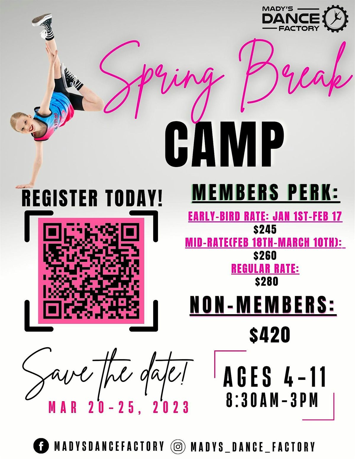 Spring Break Camp (Ages 4-12)