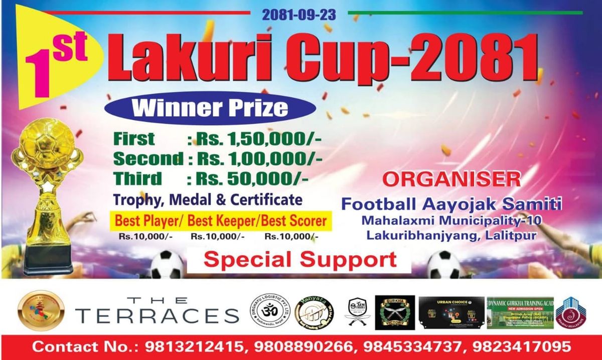  Lakuri Cup Open  football tournament