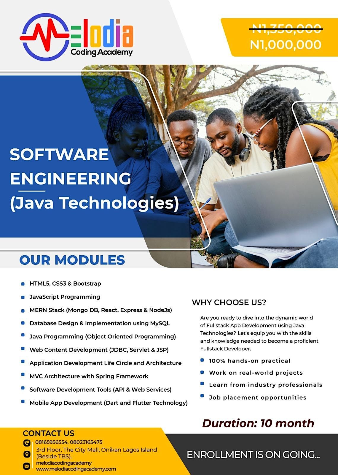 SOFTWARE ENGINEERING (Java Technologies)