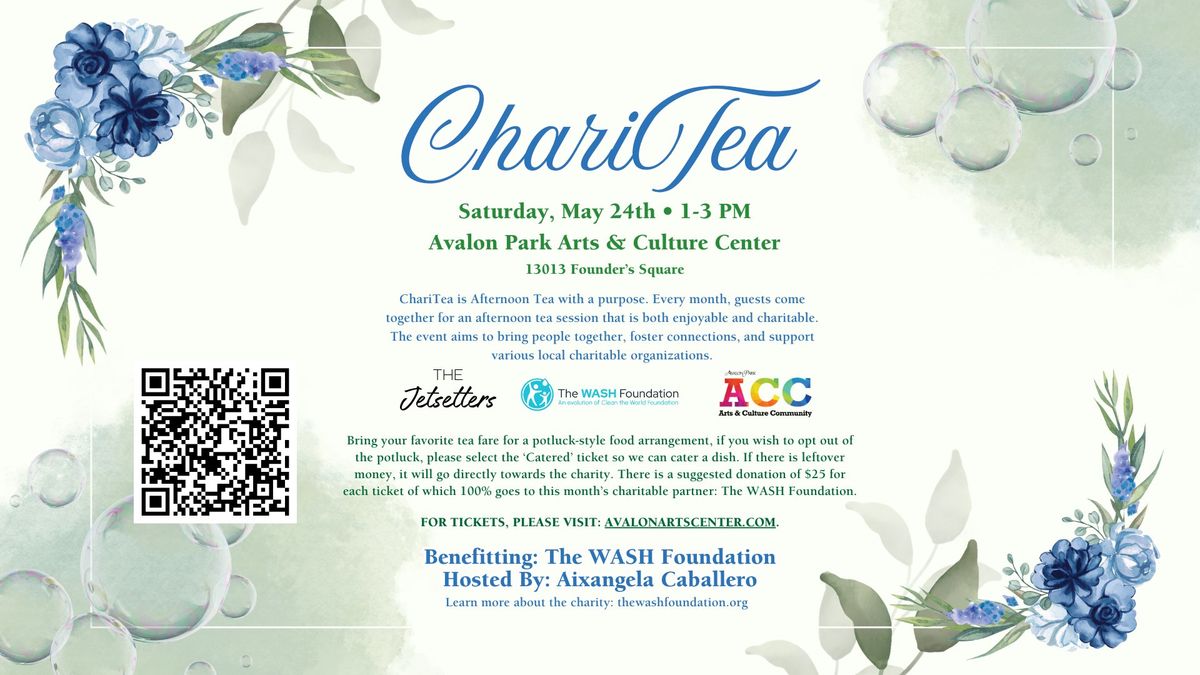 May ChariTea Benefitting The WASH Foundation