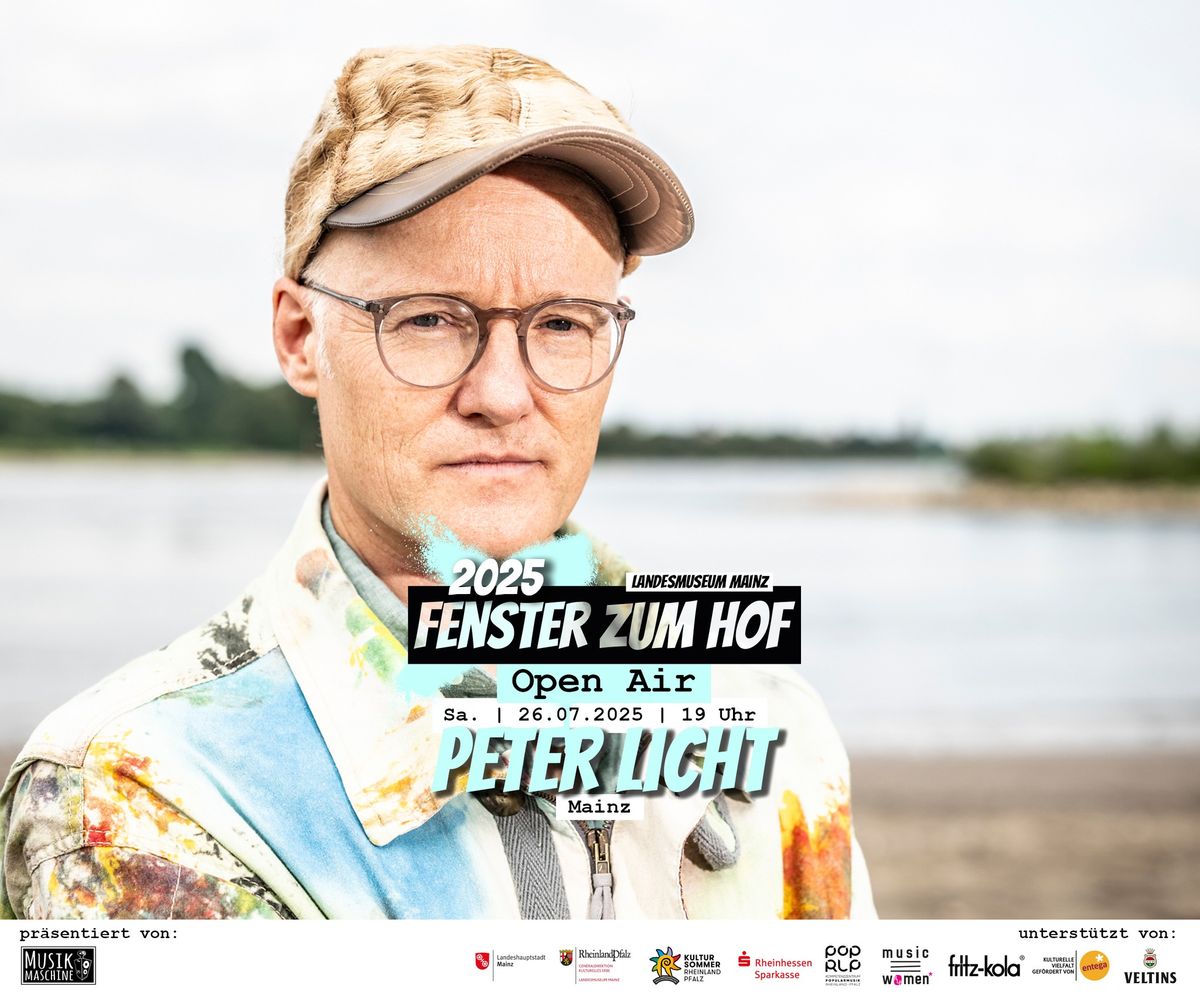 Peter Licht x Fenster zum Hof-Open Air 2025