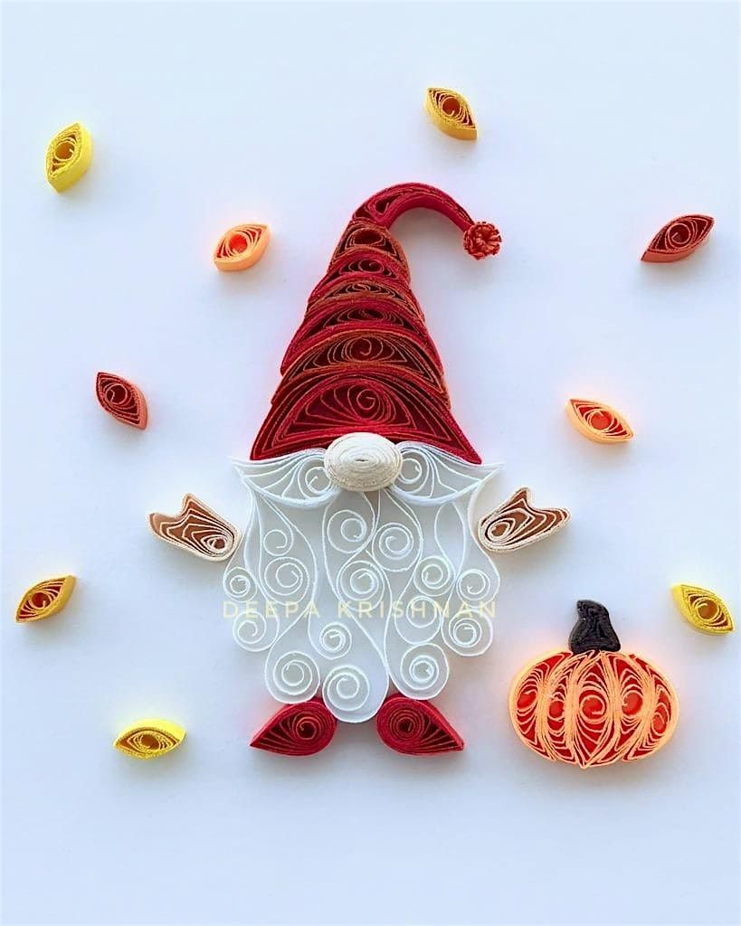 Fall Gnome - Paper Quilling