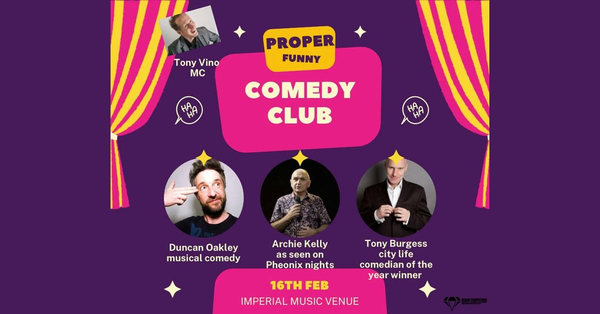 Archie Kelly - Proper Funny Comedy Club