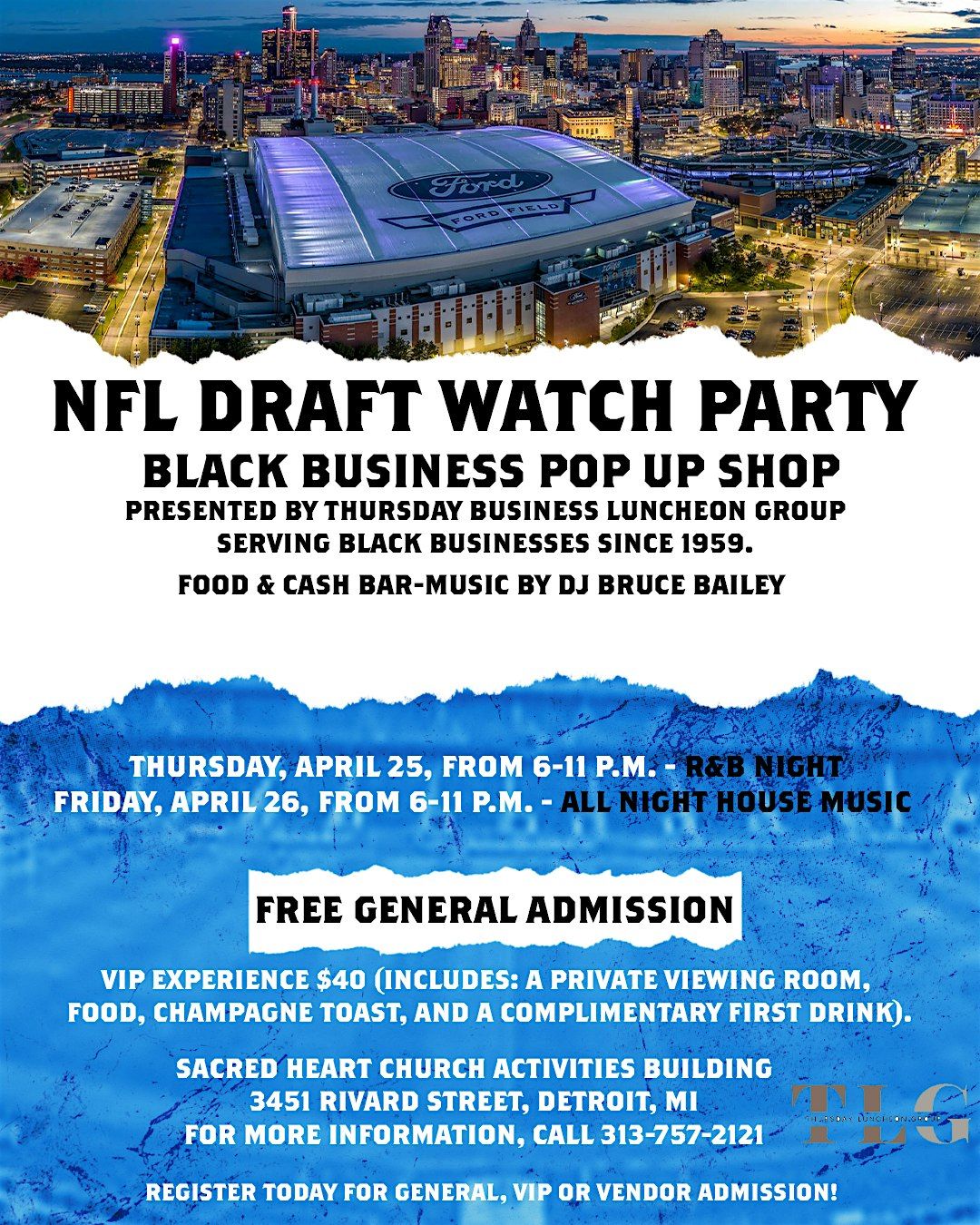 NFL Draft Watch Party & Black Business Pop-Up Shop