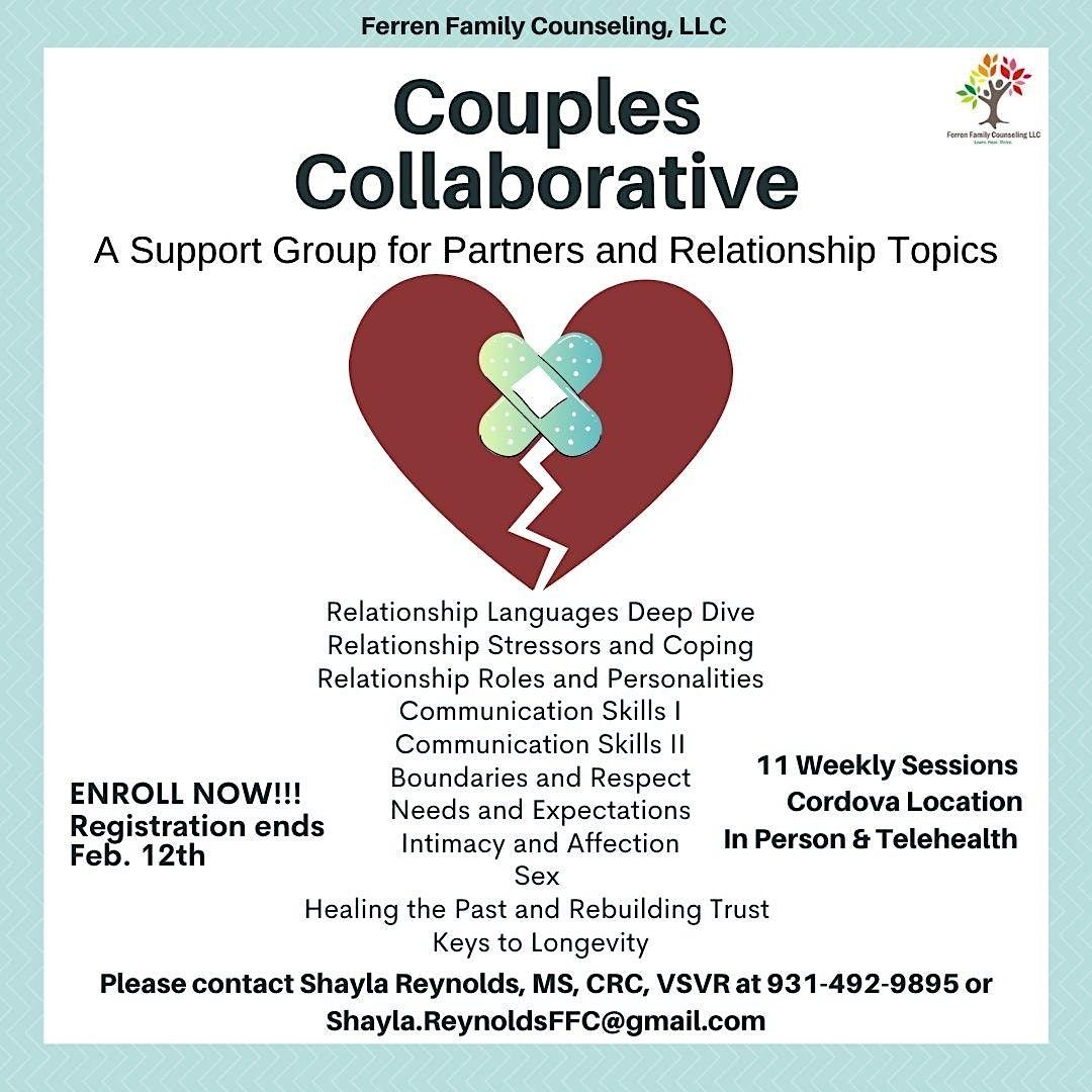 Couples Collaborative- A Support Group for Partners and Relationship Topics