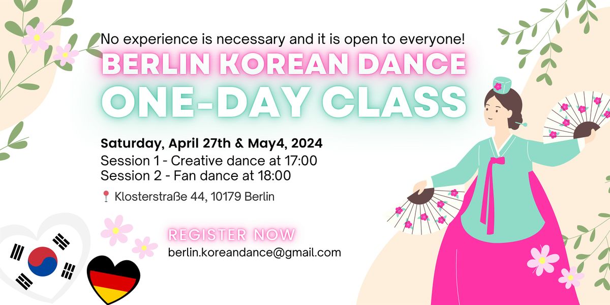 Berlin Korean Dance - Oneday class (May 4th, 2024)