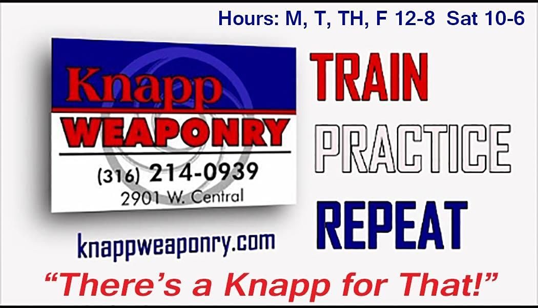 Kansas Concealed Carry Class, Knapp Weaponry, Wichita, 21 August 2022
