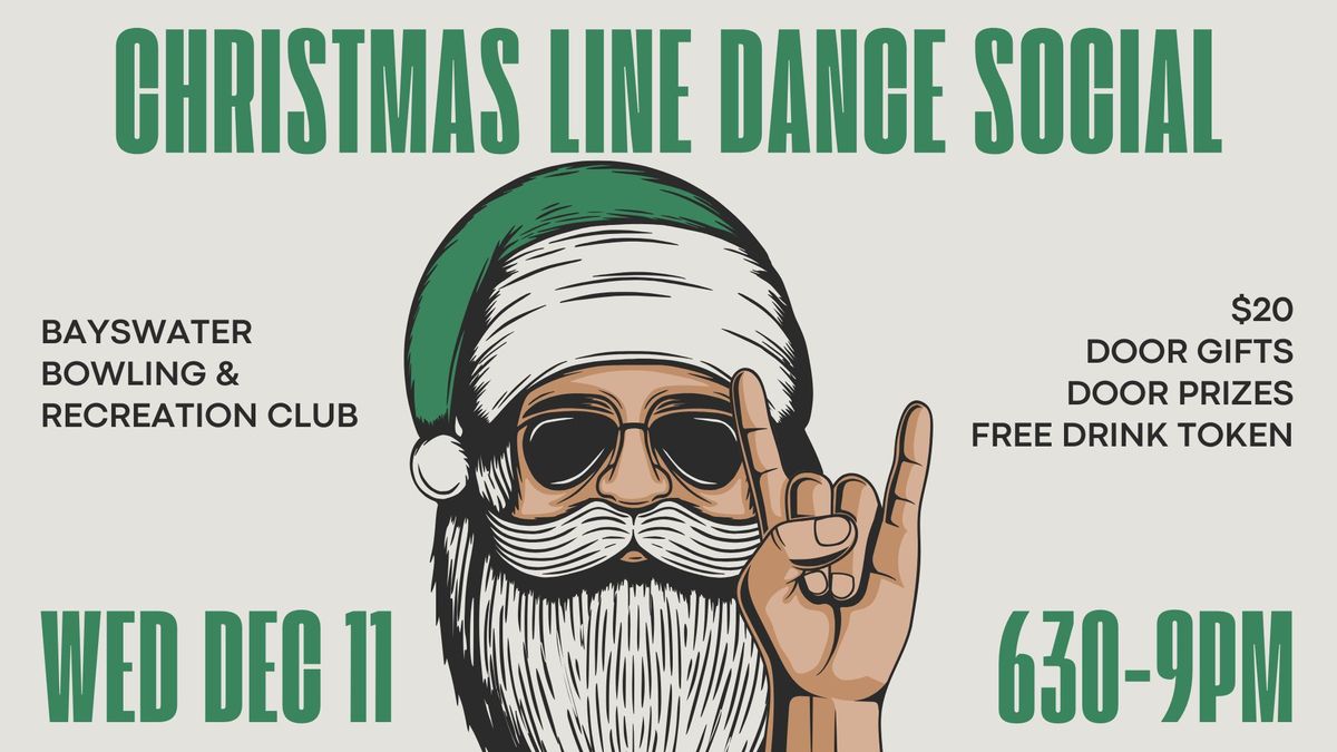 Line Dance Christmas Social