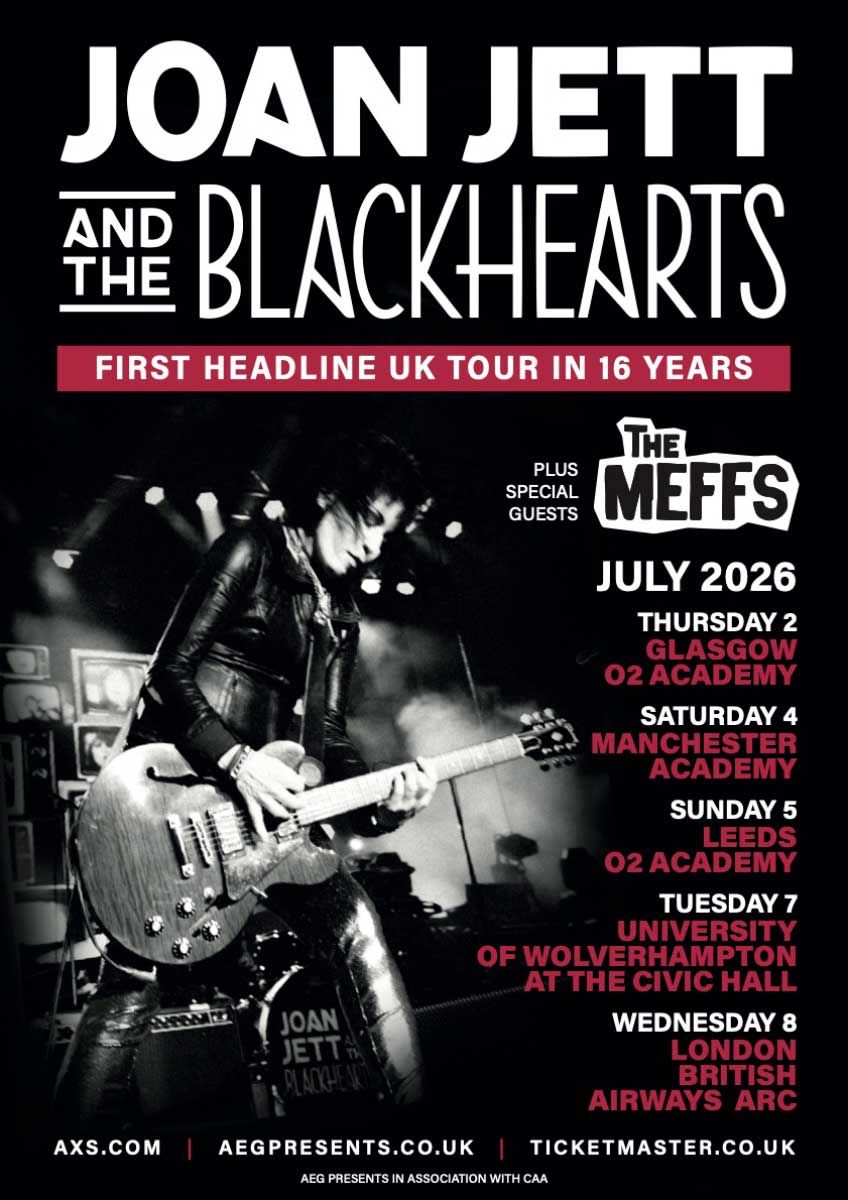 Joan Jett & The Blackhearts Glasgow Tickets