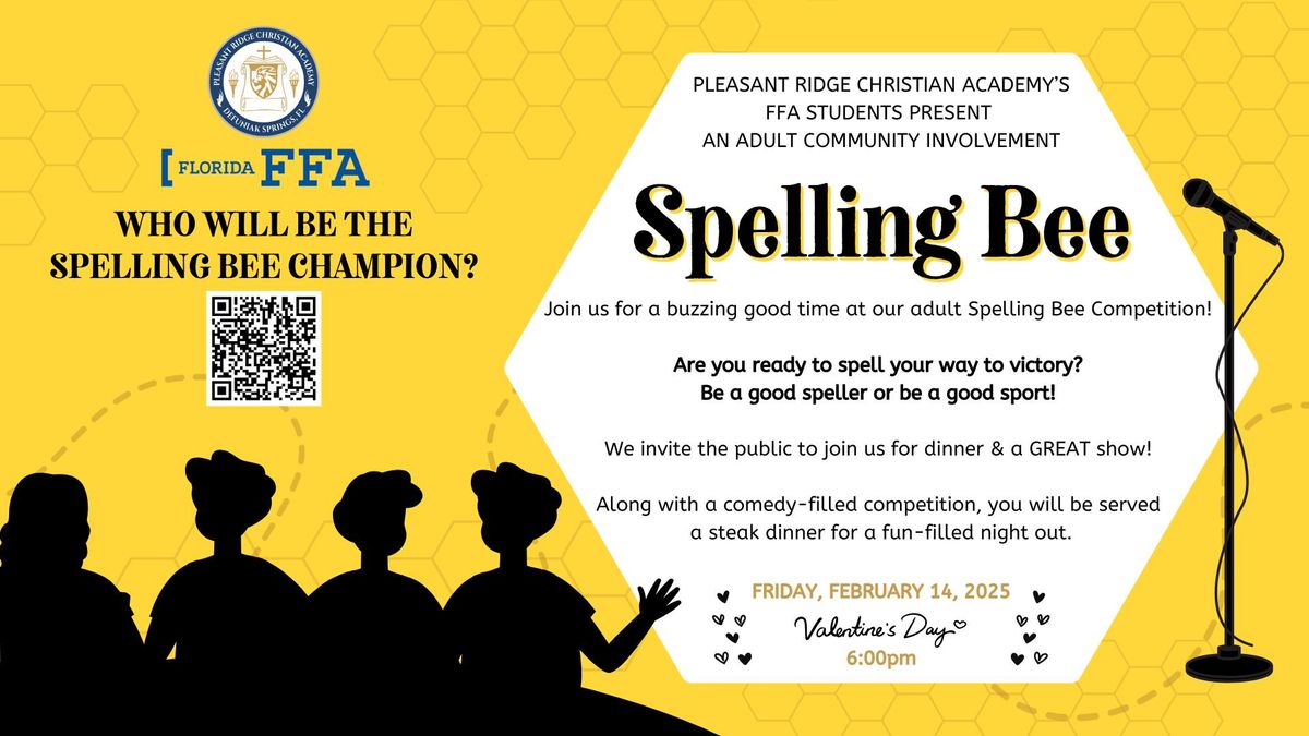 A Valentine's Day Dinner and Spelling Bee Competition Fundraiser