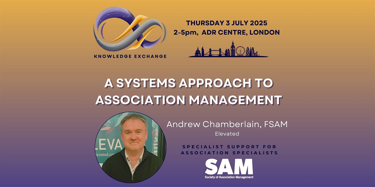 A SYSTEMS APPROACH TO ASSOCIATION MANAGEMENT